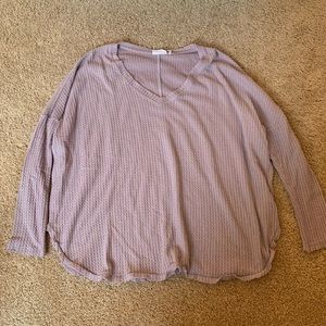 Lavender knit top